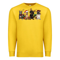 Lemon christmas chihuahua pitbull pug dachshund Premium Sweatshirt - JahusDesignShop