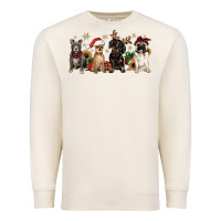 Sandshell christmas chihuahua pitbull pug dachshund Premium Sweatshirt - JahusDesignShop