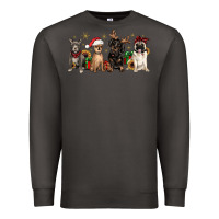 Smoke christmas chihuahua pitbull pug dachshund Premium Sweatshirt - JahusDesignShop