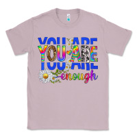 Lilac you are enough with daisies Classic Tee - texasbilliewilder