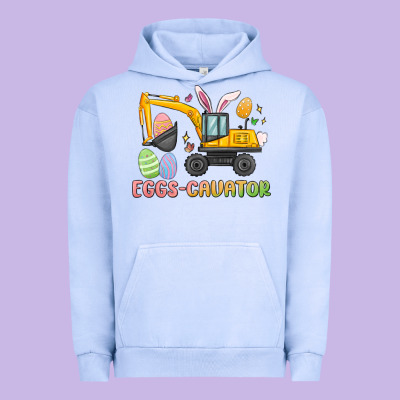 Eggs Cavator Easter Urban Hoodie Designed By Maliassmallbusiness