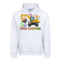 White eggs cavator easter Urban Hoodie - MaliasSmallBusiness
