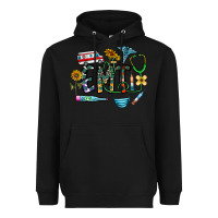 Black emt Heavyweight Hoodie - CowhideDigitalArt
