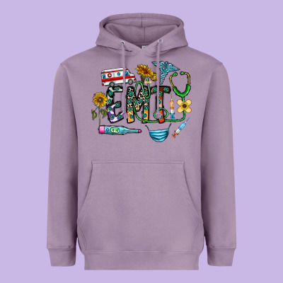 Emt Heavyweight Hoodie Designed By Cowhidedigitalart