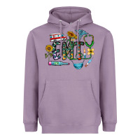 Lavender emt Heavyweight Hoodie - CowhideDigitalArt