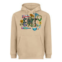 Mushroom emt Heavyweight Hoodie - CowhideDigitalArt