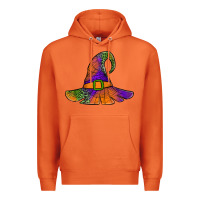 Carrot Spider Web Witch Hat Premium Hoodie - Jasminsmagicworld