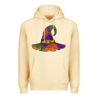 Pina Colada Spider Web Witch Hat Premium Hoodie - Jasminsmagicworld