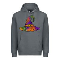 Rock Spider Web Witch Hat Premium Hoodie - Jasminsmagicworld