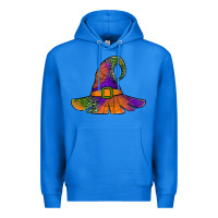 True Royal Spider Web Witch Hat Premium Hoodie - Jasminsmagicworld