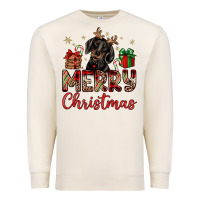 Sandshell merry christmas dachshund Premium Sweatshirt - JahusDesignShop