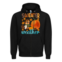 Black bonfires flannels s'mores campfires and pumpkins Zipper Hoodie - Zillion Design Studio
