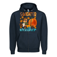 Navy bonfires flannels s'mores campfires and pumpkins Zipper Hoodie - Zillion Design Studio