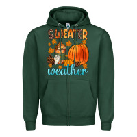 Sports Green bonfires flannels s'mores campfires and pumpkins Zipper Hoodie - Zillion Design Studio