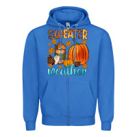 True Royal bonfires flannels s'mores campfires and pumpkins Zipper Hoodie - Zillion Design Studio
