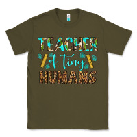 Army Green teacher of tiny humans Classic Tee - BundleAndBundleShop