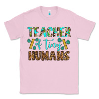 Bubblegum Pink teacher of tiny humans Classic Tee - BundleAndBundleShop