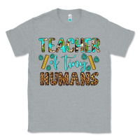 Heather Grey teacher of tiny humans Classic Tee - BundleAndBundleShop