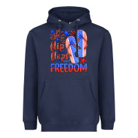 Navy flip flops and freedom Heavyweight Hoodie - HRA Design Shop