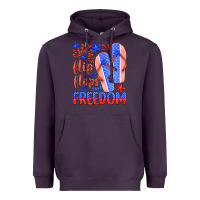 Plum flip flops and freedom Heavyweight Hoodie - HRA Design Shop