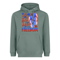 Sage flip flops and freedom Heavyweight Hoodie - HRA Design Shop