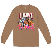 Toasted Coconut I have two moods sneaker and heels Long Sleeve Tee - RanaPortraitStore