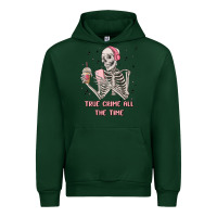 Forest Green true crime all the time Urban Hoodie - MaliasSmallBusiness