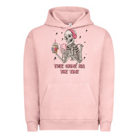 Pigment Salmon true crime all the time Urban Hoodie - MaliasSmallBusiness