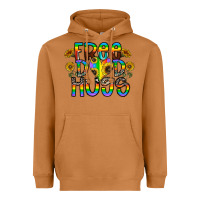 Meerkat free dad hugs Heavyweight Hoodie - CowhideDigitalArt