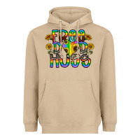 Mushroom free dad hugs Heavyweight Hoodie - CowhideDigitalArt