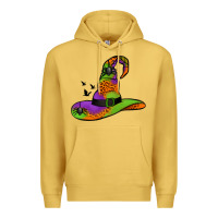 Antique Gold Witch Hat With Spiders Premium Hoodie - Jasminsmagicworld
