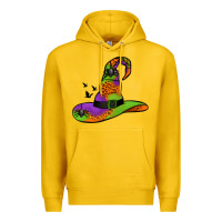 Lemon Witch Hat With Spiders Premium Hoodie - Jasminsmagicworld
