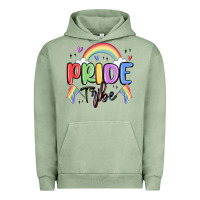 Pigment Oil Green pride tribe Urban Hoodie - MaliasSmallBusiness