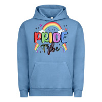 Pigment Pebble Blue pride tribe Urban Hoodie - MaliasSmallBusiness