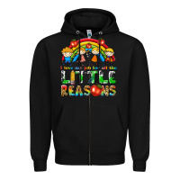 Black i love my job for all the little reasons Zipper Hoodie - texasbilliewilder