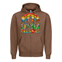 Chestnut i love my job for all the little reasons Zipper Hoodie - texasbilliewilder