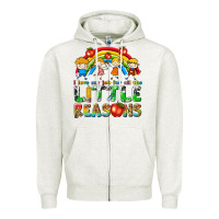 Oatmeal Heather i love my job for all the little reasons Zipper Hoodie - texasbilliewilder
