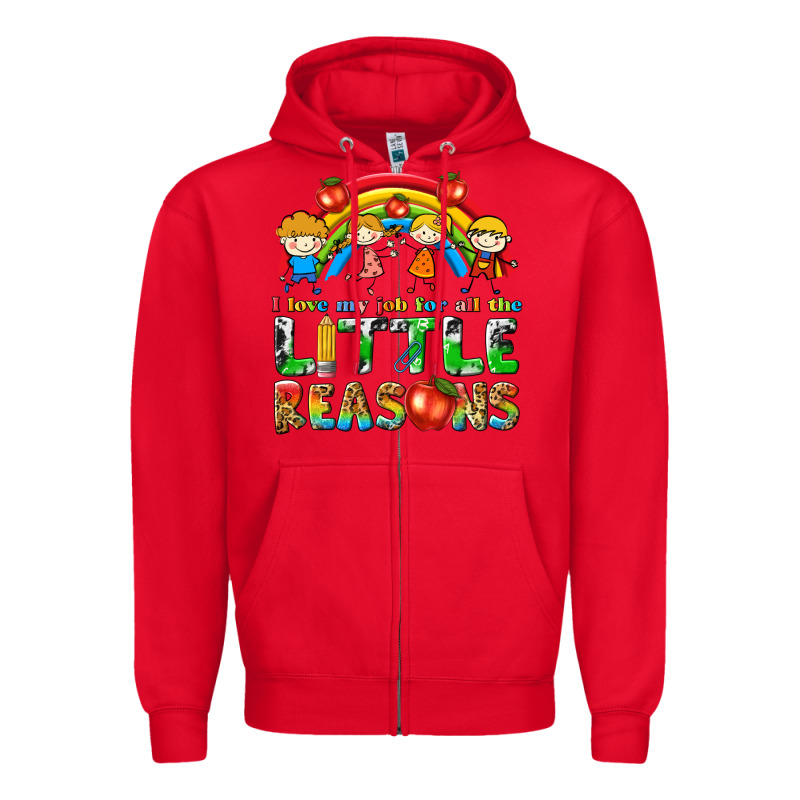 I Love My Job For All The Little Reasons Zipper Hoodie by texasbilliewilder | Teevron