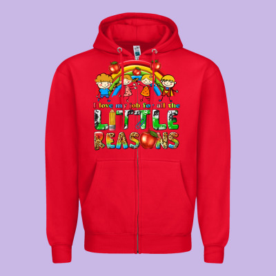 I Love My Job For All The Little Reasons Zipper Hoodie Designed By Texasbilliewilder