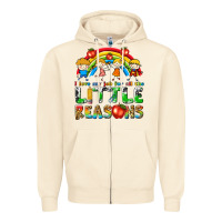 Sandshell i love my job for all the little reasons Zipper Hoodie - texasbilliewilder