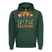 Sports Green i love my job for all the little reasons Zipper Hoodie - texasbilliewilder