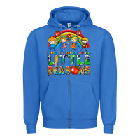 True Royal i love my job for all the little reasons Zipper Hoodie - texasbilliewilder