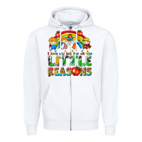 White i love my job for all the little reasons Zipper Hoodie - texasbilliewilder
