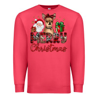 Cardinal merry christmas chihuahua Premium Sweatshirt - JahusDesignShop