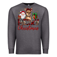 Charcoal Heather merry christmas chihuahua Premium Sweatshirt - JahusDesignShop