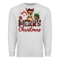 Dove Grey merry christmas chihuahua Premium Sweatshirt - JahusDesignShop