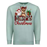 Seafoam merry christmas chihuahua Premium Sweatshirt - JahusDesignShop