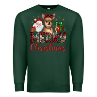 Sports Green merry christmas chihuahua Premium Sweatshirt - JahusDesignShop