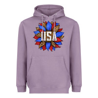 Lavender american sunflower Heavyweight Hoodie - HRA Design Shop