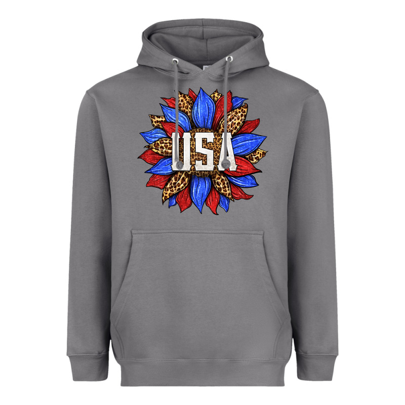 American Sunflower Heavyweight Hoodie by HRA Design Shop | Teevron